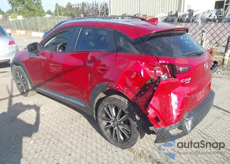 2017 Mazda Cx-3 Grand Touring z USA, uszkodzony, nr VIN JM1DKFD71H0165959